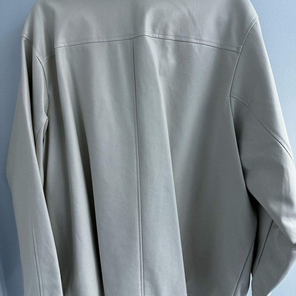 Oversized Maeve Pleather Moto Jacket - Picture 6 of 6